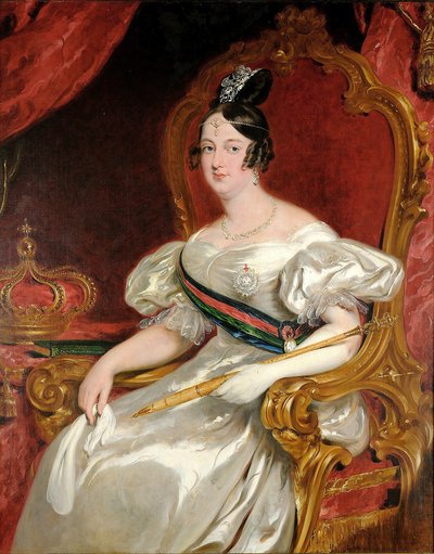 Ritratto di D. Maria II, Regina del Portogallo 1819-1853 da John Simpson